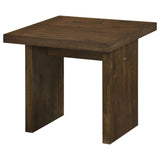 Decker Walnut Square Occasional Side End Table from Coaster - Luna Furniture