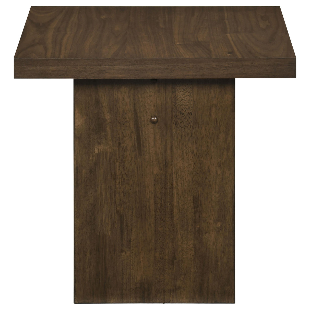Decker Walnut Square Occasional Side End Table from Coaster - Luna Furniture