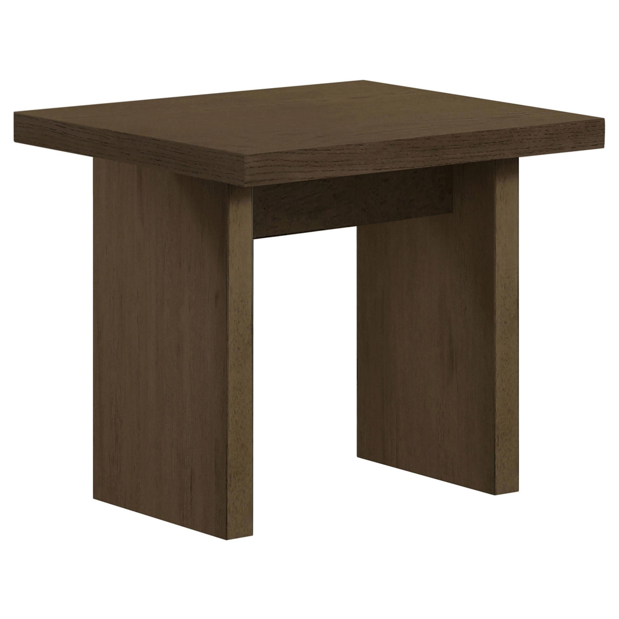 Decker Walnut Square Occasional Side End Table from Coaster - Luna Furniture