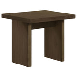 Decker Walnut Square Occasional Side End Table from Coaster - Luna Furniture