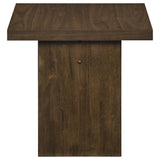 Decker Walnut 2-piece Coffee and End Table Set from Coaster - Luna Furniture