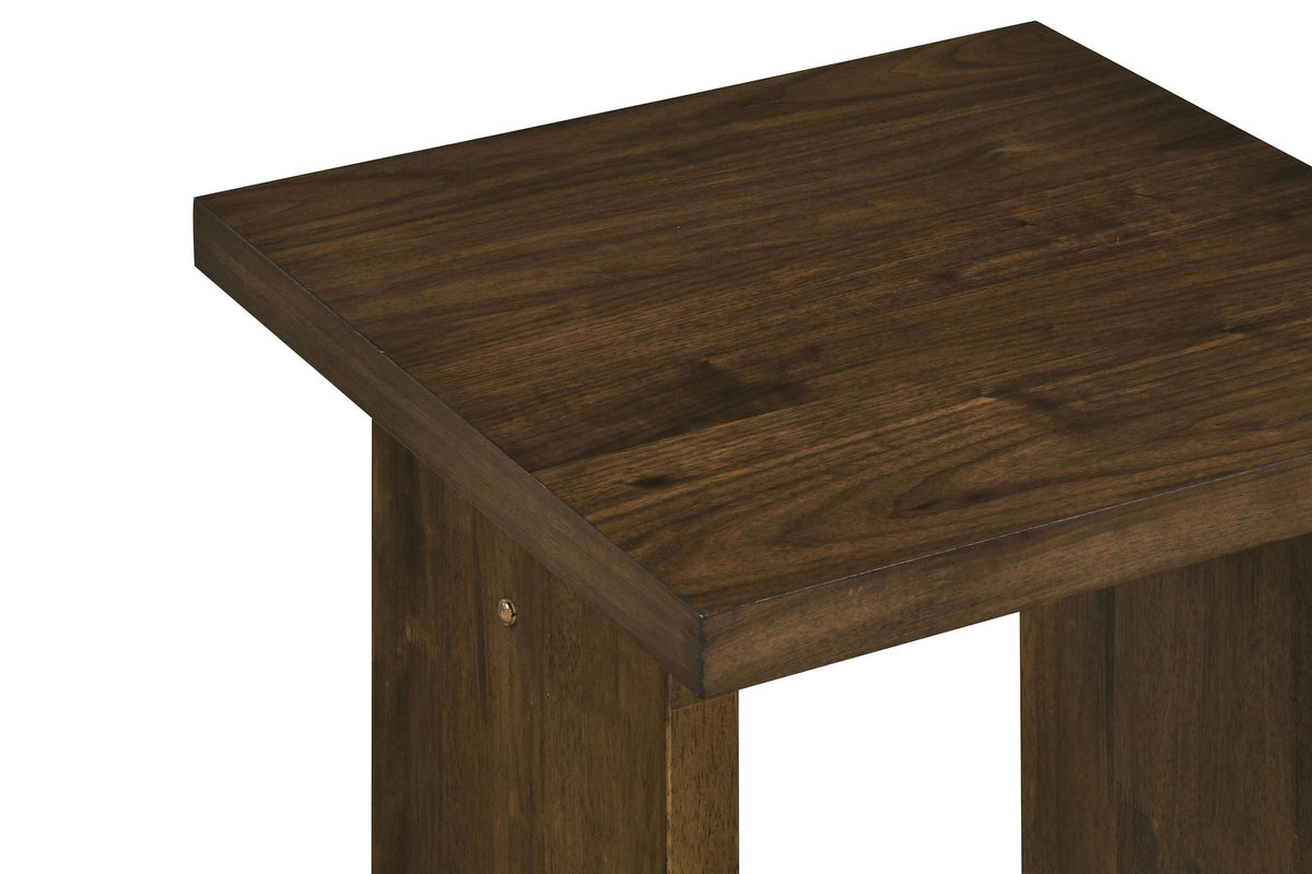 Decker Walnut 3-piece Coffee and End Table Set from Coaster - Luna Furniture