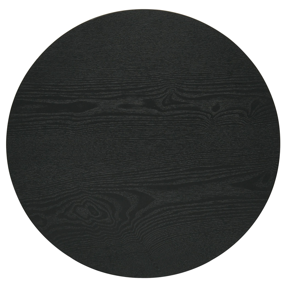 Hamlyn Black Round Fluted Occasional Side End Table from Coaster - Luna Furniture