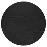 Hamlyn Black Round Fluted Occasional Side End Table from Coaster - Luna Furniture