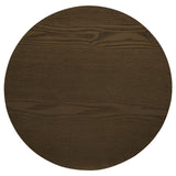 Hamlyn Walnut 2-Piece Round Fluted Coffee and End Table Set from Coaster - Luna Furniture