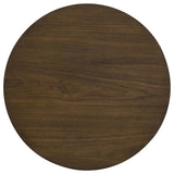 Strouse Dark Walnut 2-Piece Round Coffee and End Table Set