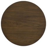 Strouse Dark Walnut 3-Piece Round Coffee and End Table Set