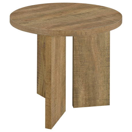 Aragon Mango 2-Piece Round Coffee and End Table Set from Coaster - Luna Furniture