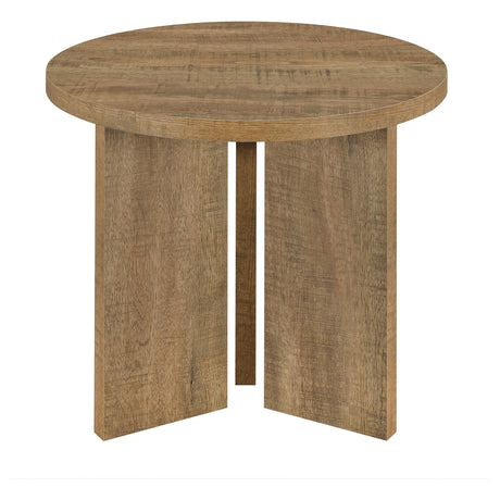 Aragon Mango 2-Piece Round Coffee and End Table Set from Coaster - Luna Furniture