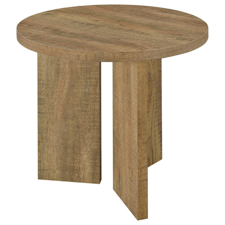 Aragon Mango 2-Piece Round Coffee and End Table Set from Coaster - Luna Furniture