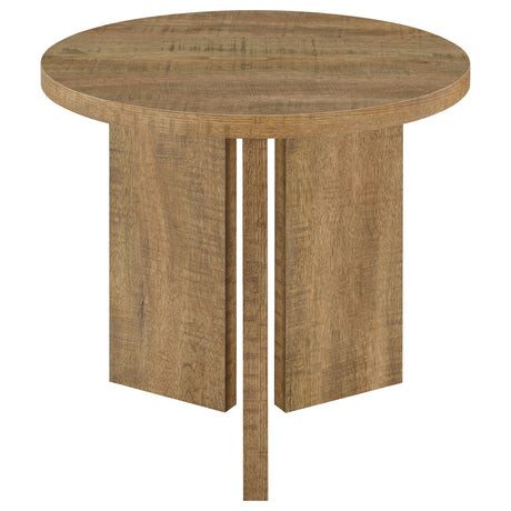 Aragon Mango 3-Piece Round Coffee and End Table Set from Coaster - Luna Furniture