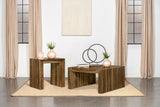Odilia Auburn 2-Piece Solid Wood Coffee and End Table Set from Coaster - Luna Furniture