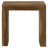 Odilia Auburn 3-Piece Solid Wood Coffee and End Table Set from Coaster - Luna Furniture
