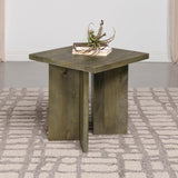 Andando Mango Brown Rectangular Solid Wood End Table from Coaster - Luna Furniture