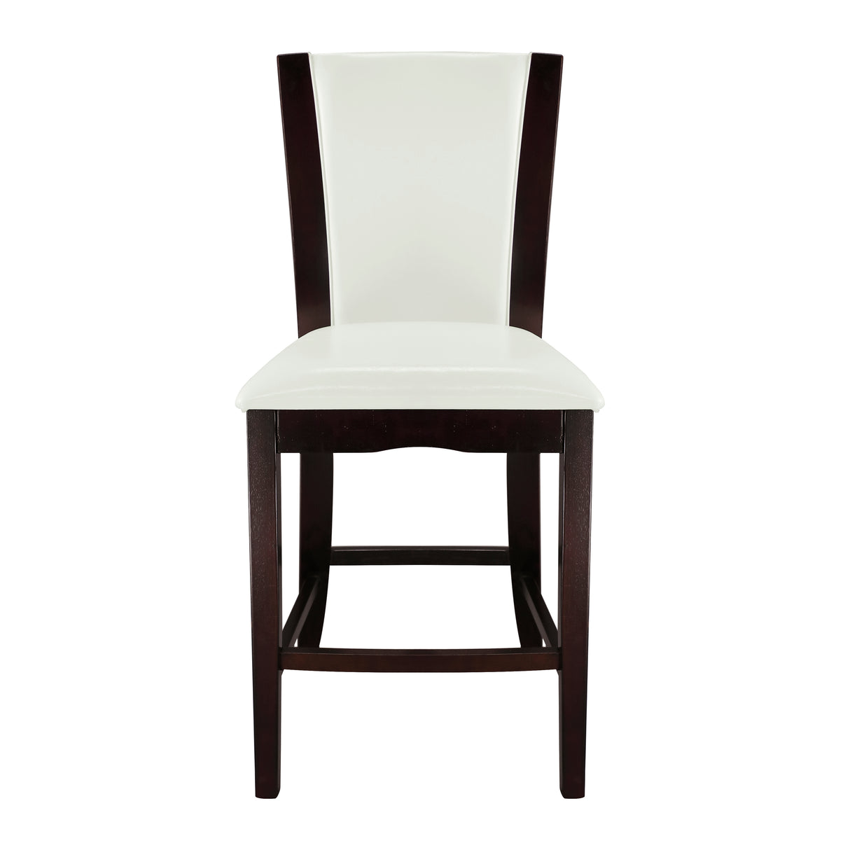 Daisy Espresso 54" Glass-Top Round Counter Height Table from Homelegance - Luna Furniture