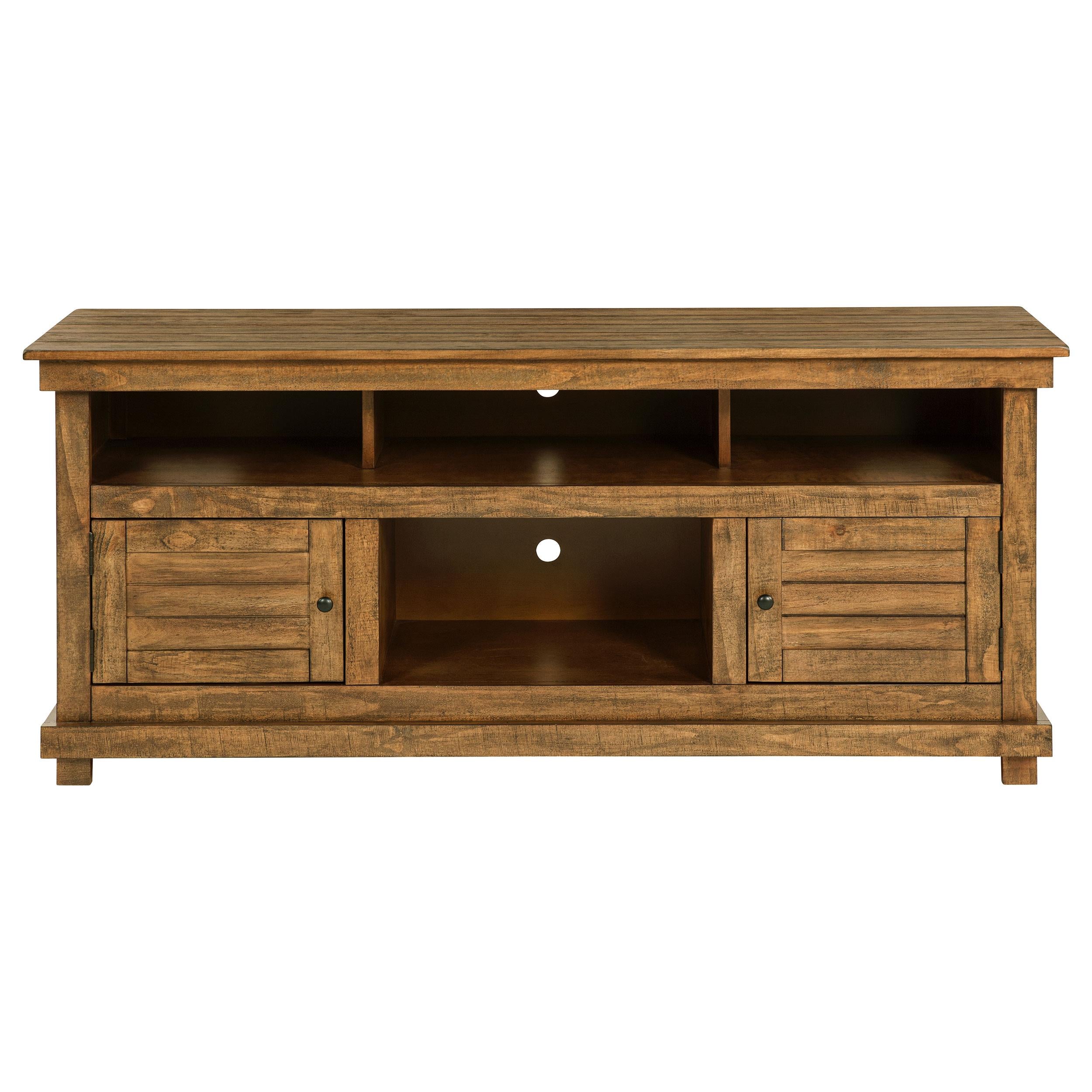 Payne Distressed Brown 60-inch TV Stand Media Console – Luna Furniture