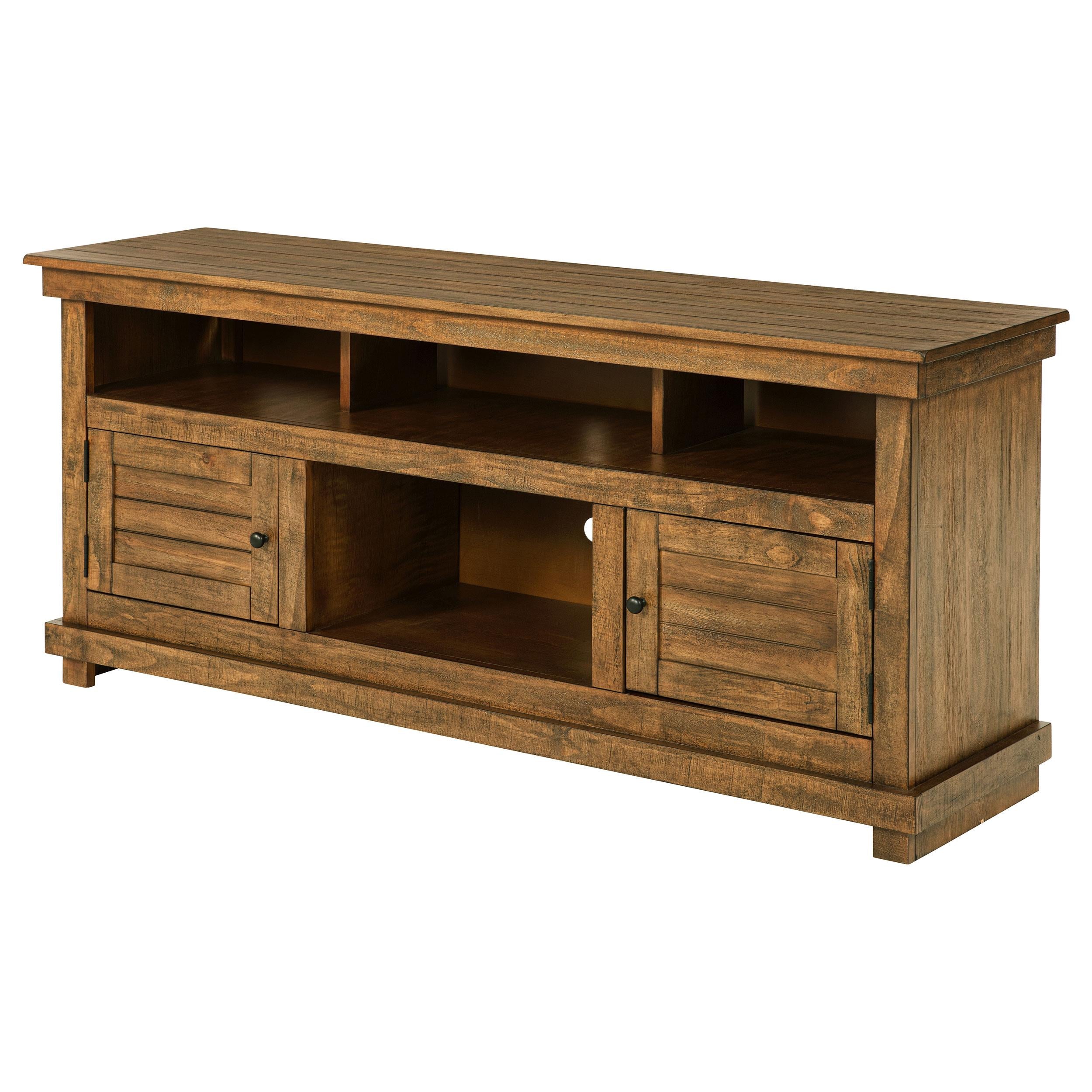 Payne Distressed Brown 60-inch TV Stand Media Console – Luna Furniture