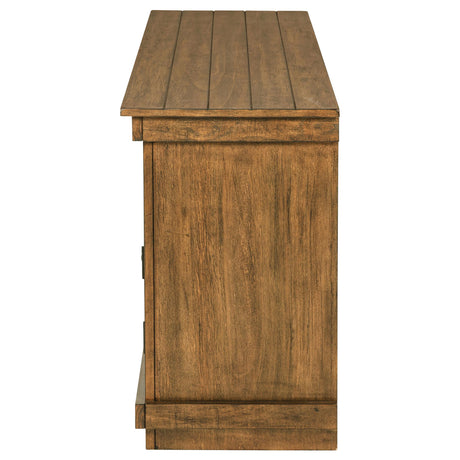 Payne Distressed Brown 60-inch TV Stand Media Console from Coaster - Luna Furniture