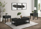Concord Distressed Java 3-Piece Coffee and End Table Set from Coaster - Luna Furniture