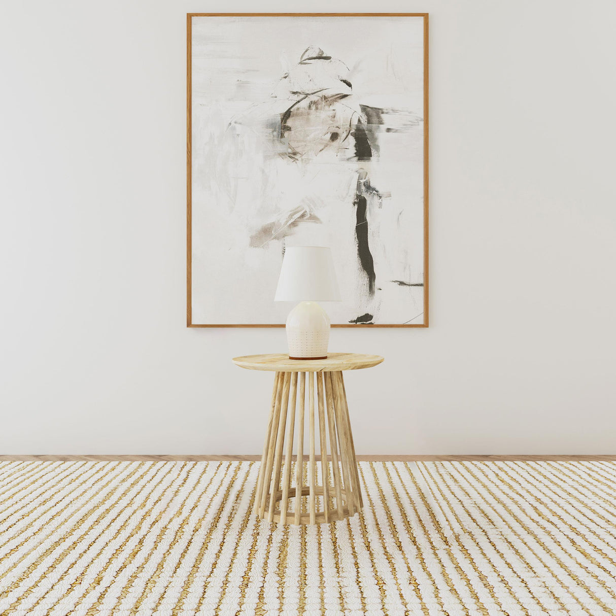 Touhy Natural Mango Round Solid Wood End Table from Coaster - Luna Furniture