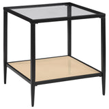 Amherst Black 2-Piece Coffee and End Table Set from Coaster - Luna Furniture