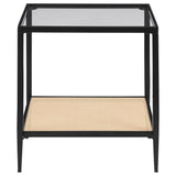 Amherst Black 2-Piece Coffee and End Table Set from Coaster - Luna Furniture