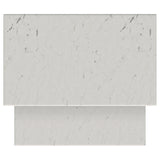 Ebby White 2-Piece Genuine Marble Top Nesting Coffee Tables from Coaster - Luna Furniture