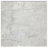 Ebby White Square Genuine Marble Top Metal End Table from Coaster - Luna Furniture