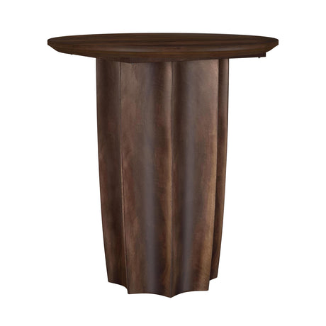 Cayenne Walnut Solid Mango Wood Accent Side End Table from Coaster - Luna Furniture