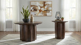Cayenne Walnut Solid Mango Wood Accent Side End Table from Coaster - Luna Furniture