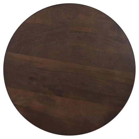 Cayenne Walnut 2-Piece Solid Mango Wood Coffee Table Set from Coaster - Luna Furniture