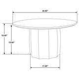 Cayenne Walnut 2-Piece Solid Mango Wood Coffee Table Set from Coaster - Luna Furniture