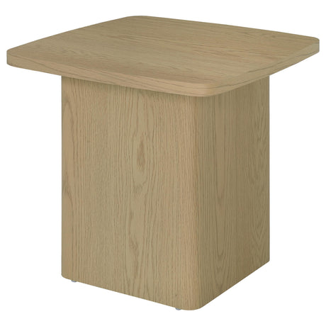 Fraser Greige 3-Piece Pedestal Coffee and End Table Set from Coaster - Luna Furniture