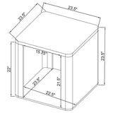 HP0426 Greige End Table