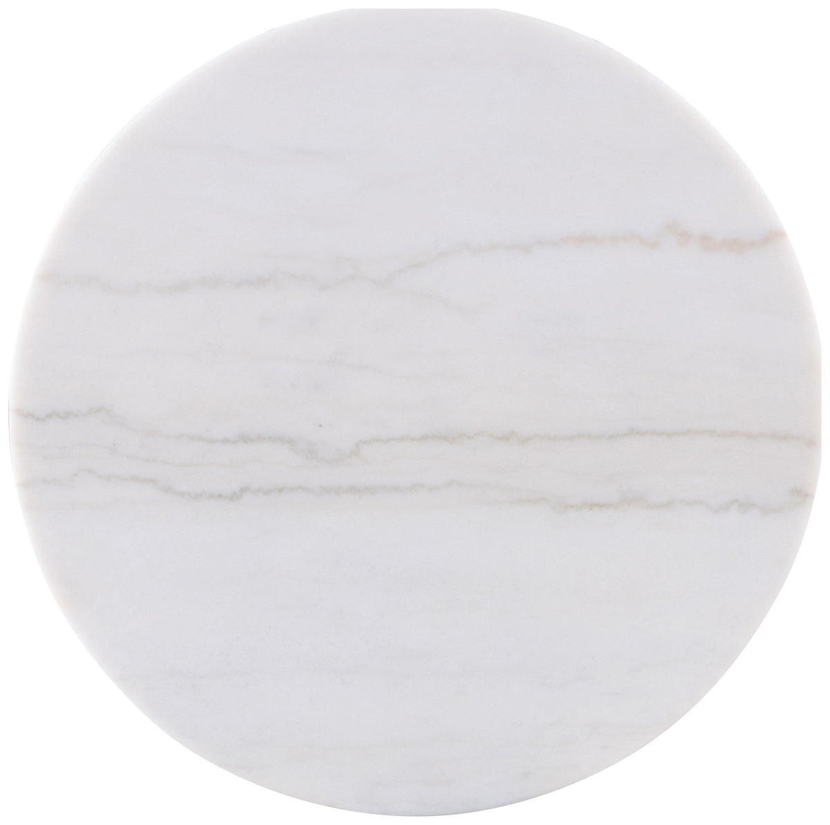 Jason Greige/White 2-Piece Round Marble Coffee Table Set from Coaster - Luna Furniture