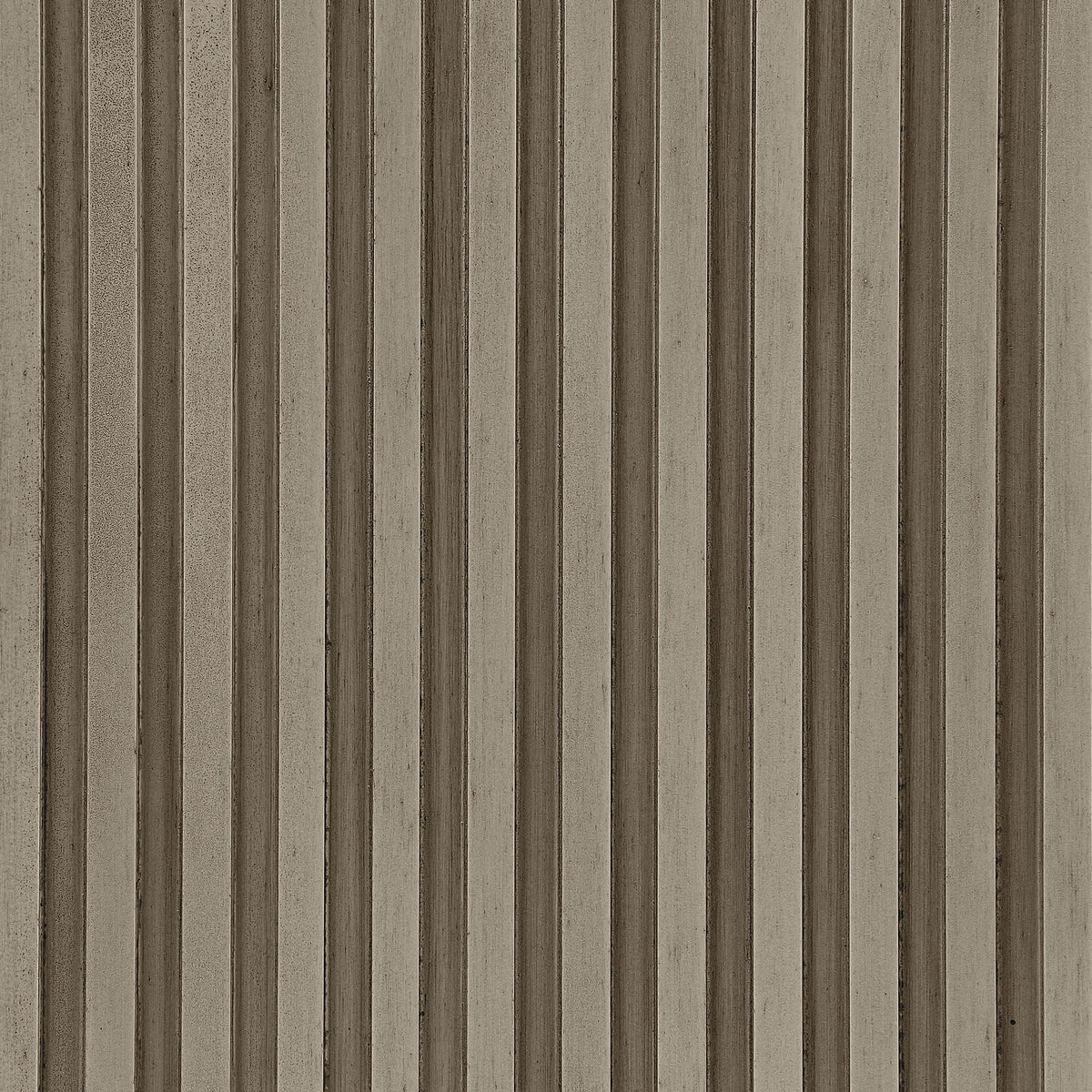 Jason Greige/White reeded base detail, vertical grooved greige finish