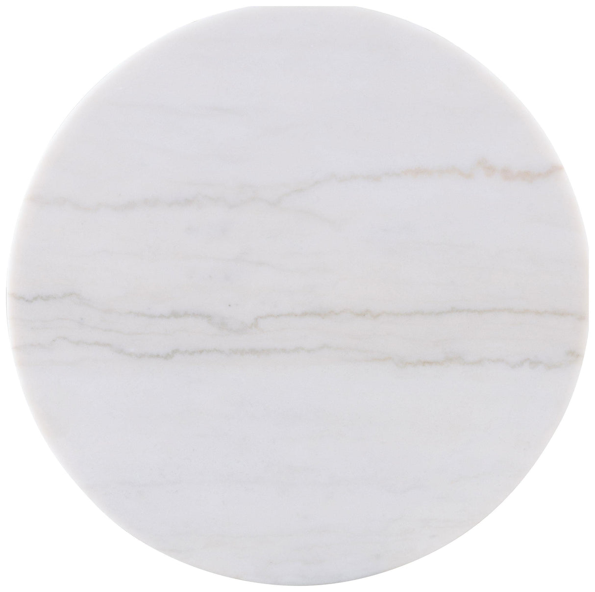 Jason Greige/White Marble Round Marble Top Coffee Table from Coaster - Luna Furniture