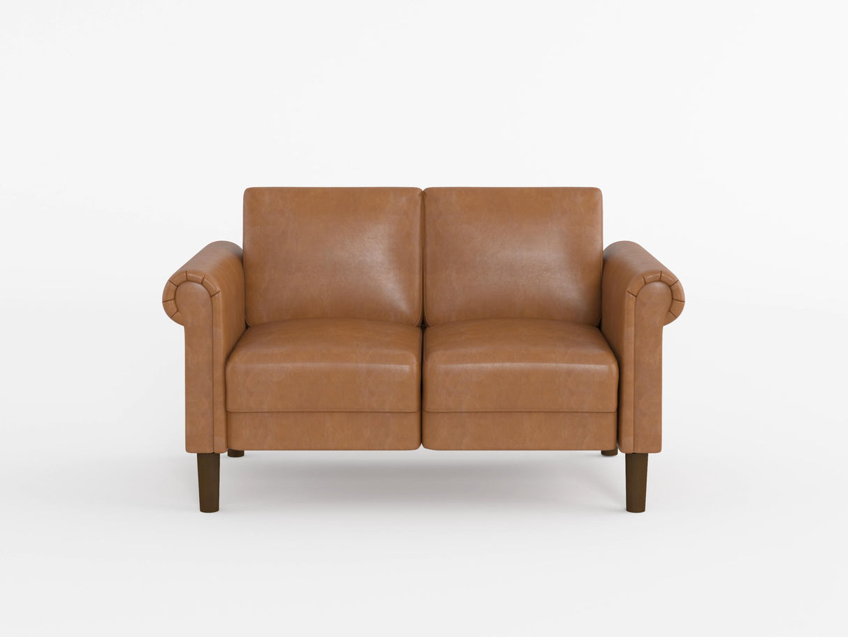 Hector Brown Loveseat from Homelegance - Luna Furniture