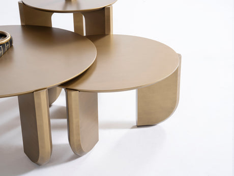 720 Gold 3-Piece Coffee Table Set from Nova Furniture - Luna Furniture