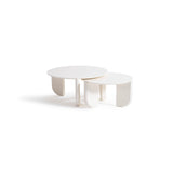 Elara Cream 3-Piece Coffee Table Set from Nova Furniture - Luna Furniture