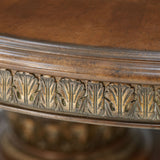 Villa Valencia Classic Chestnut Round Dining Table from Michael Amini - Luna Furniture