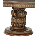 Villa Valencia Classic Chestnut Round Dining Table from Michael Amini - Luna Furniture
