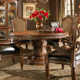 Villa Valencia Classic Chestnut Round Dining Table from Michael Amini - Luna Furniture