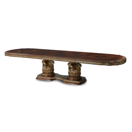 Villa Valencia Classic Chestnut Rectangular Dining Table from Michael Amini - Luna Furniture