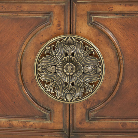 Villa Valencia Classic Chestnut China Cabinet from Michael Amini - Luna Furniture