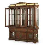 Villa Valencia Classic Chestnut China Cabinet With Light Box from Michael Amini - Luna Furniture