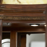 Villa Valencia Classic Chestnut China Cabinet With Light Box from Michael Amini - Luna Furniture