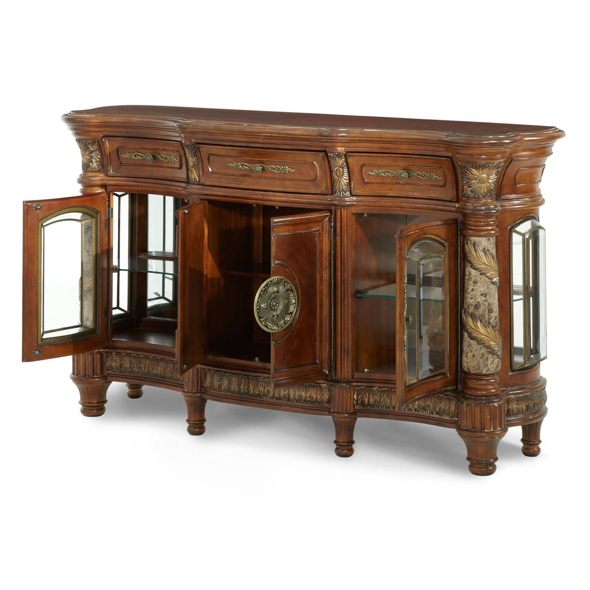 Villa Valencia Classic Chestnut Sideboard from Michael Amini - Luna Furniture