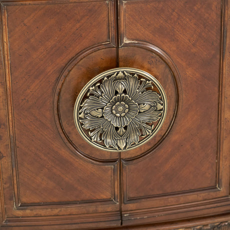 Villa Valencia Classic Chestnut Sideboard With Mirror from Michael Amini - Luna Furniture