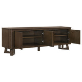 Trotter Brown 71-inch 4-Door Wood TV Stand Media Console from Coaster - Luna Furniture
